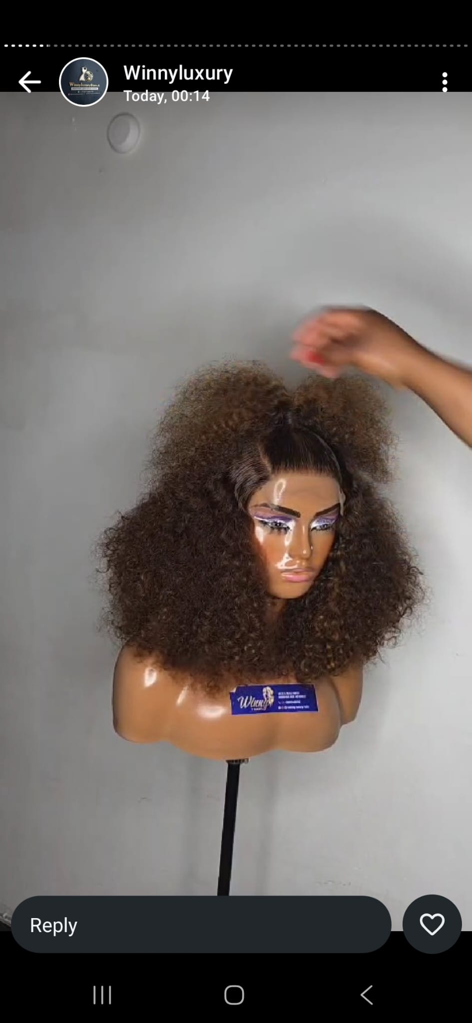 5x5 14INCHES pixel curl